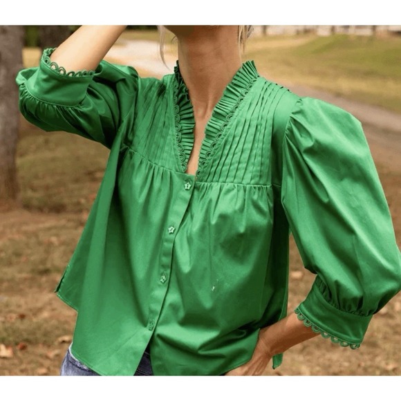 Alden Adair Tops - NWT Alden Adair - Blake Top emerald M